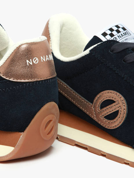 Sneakers City Run Jogger Uit Leder No name Blauw accessoires HRVS04B9 ander zicht 2