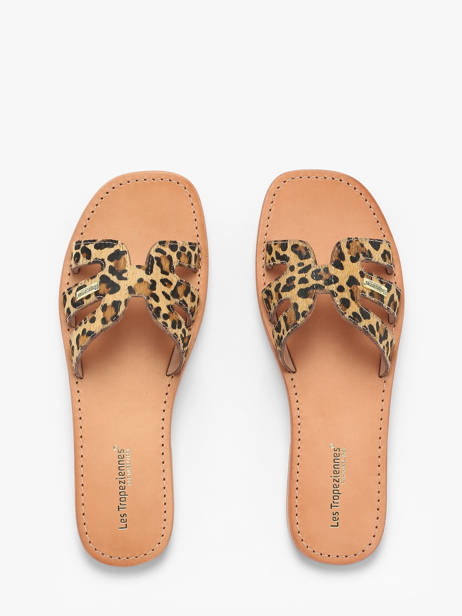 Slippers Hadamia Uit Leder Les tropeziennes Beige women - 0HADAMIA ander zicht 3