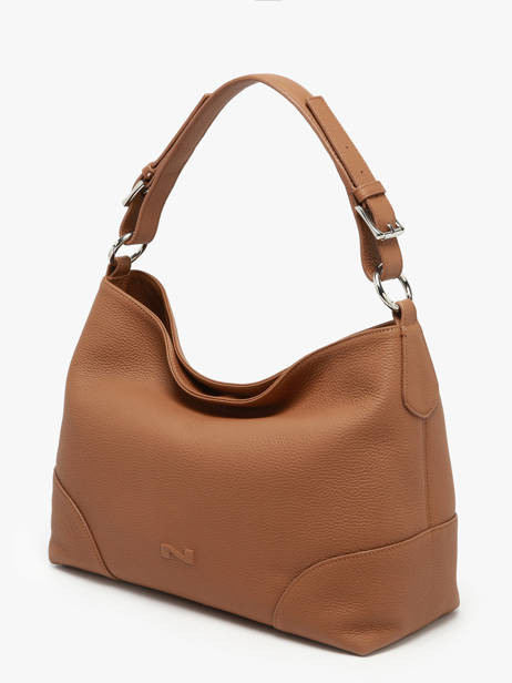 Schoudertas Tango Bis Leder Nathan baume Bruin nathan 52 ander zicht 2