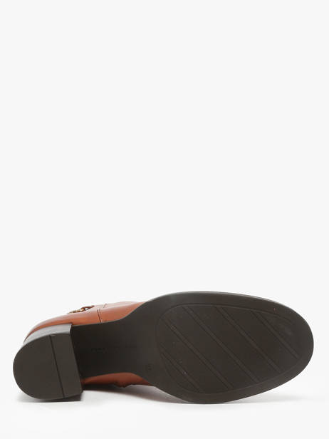 Enkellaarsjes Met Hak Uit Leder Tommy hilfiger Bruin accessoires 8864GOC ander zicht 4