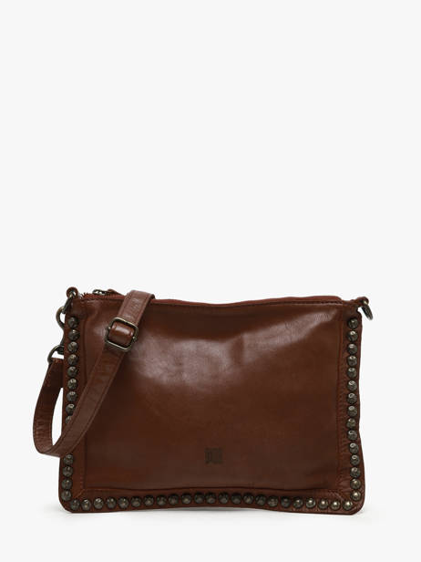 Cross Body Tas Heritage Leder Biba Bruin heritage POR2L