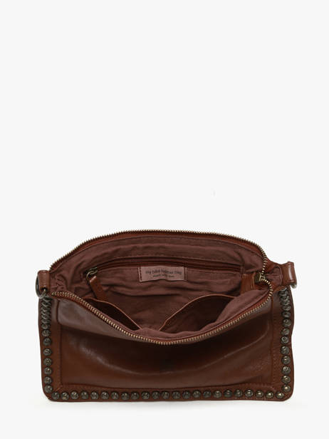 Cross Body Tas Heritage Leder Biba Bruin heritage POR2L ander zicht 3