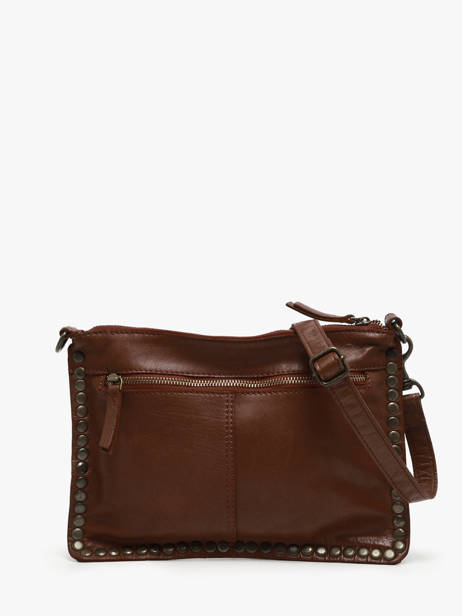 Cross Body Tas Heritage Leder Biba Bruin heritage POR2L ander zicht 4