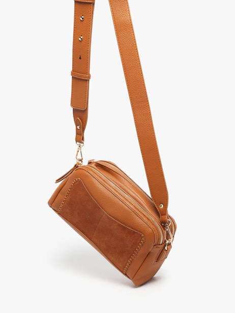 Cross Body Tas Brodery Torrow Bruin brodery TBRO04 ander zicht 2