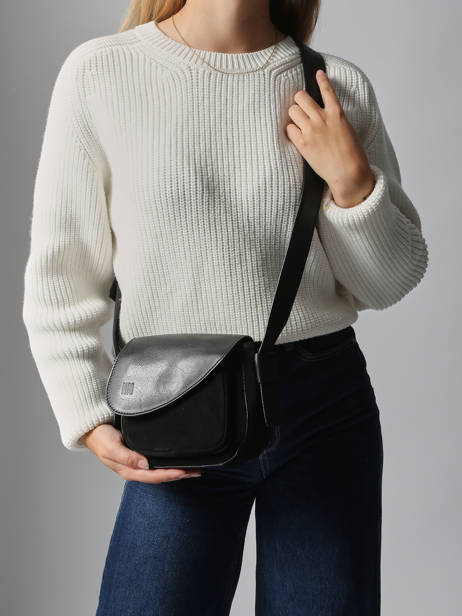 Cross Body Tas Heritage Leder Biba Zwart heritage BLT2L ander zicht 1