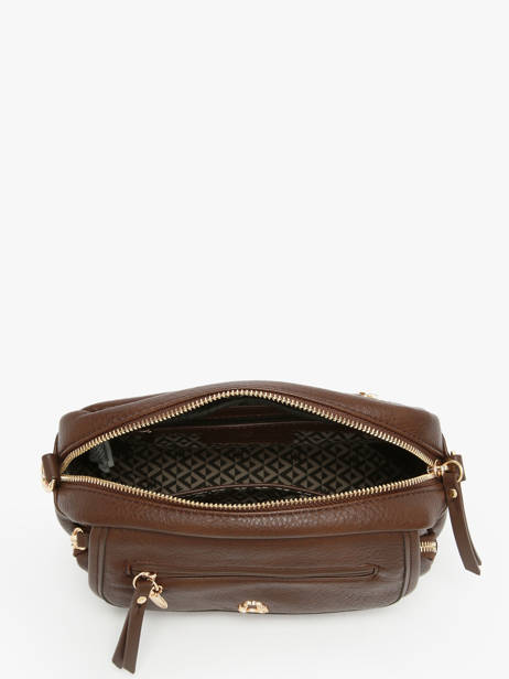 Cross Body Tas Zip Lulu castagnette Bruin zip ZAER ander zicht 2