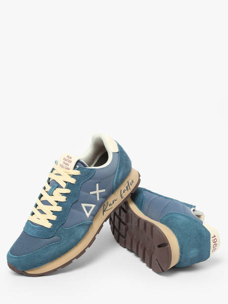 Boots Uit Leder Sun68 Blauw men Z4510580 ander zicht 2