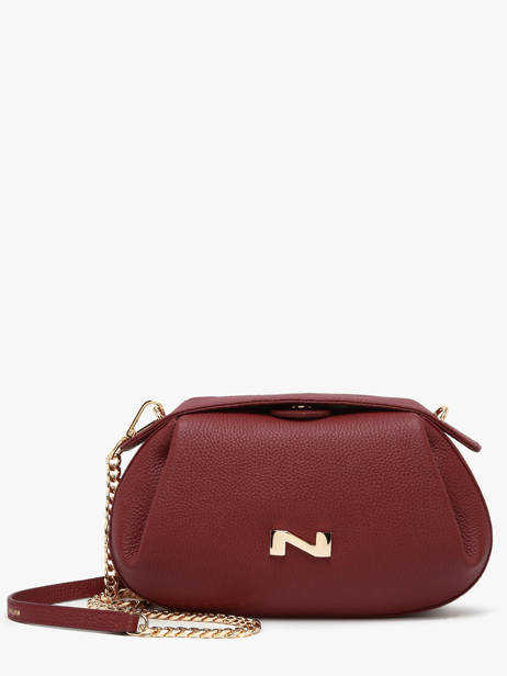 Cross Body Tas Nymphea Leder Nathan baume Rood nymphea 2