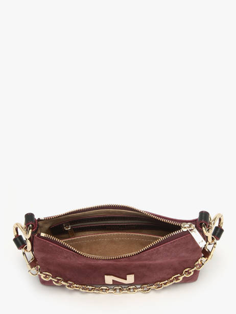 Cross Body Tas Betty Suède Leder Nathan baume Violet vogue - 00031-05 ander zicht 3