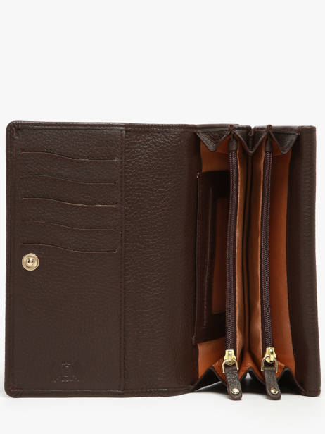 Portefeuille Caviar Leder Crinkles Bruin caviar 14001 ander zicht 1