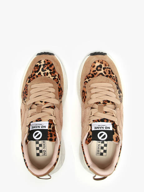 Sneakers Carter Jogger Uit Leder No name Bruin women VEPL04KC ander zicht 3