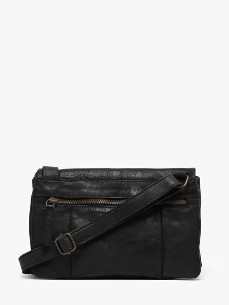 Cross Body Tas Heritage Leder Biba Zwart heritage BT33 ander zicht 4