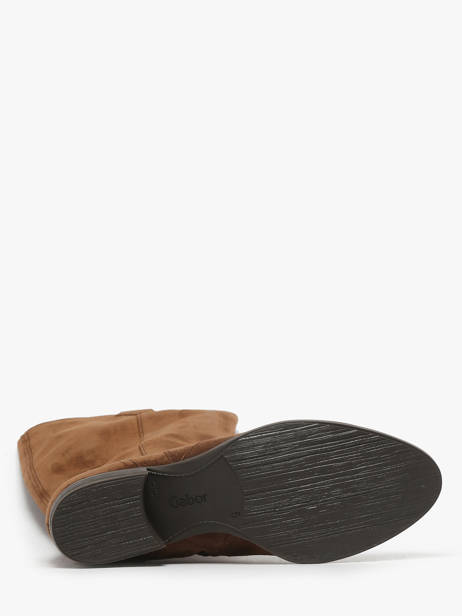 Laarzen Uit Leder Gabor Bruin women 18 ander zicht 4