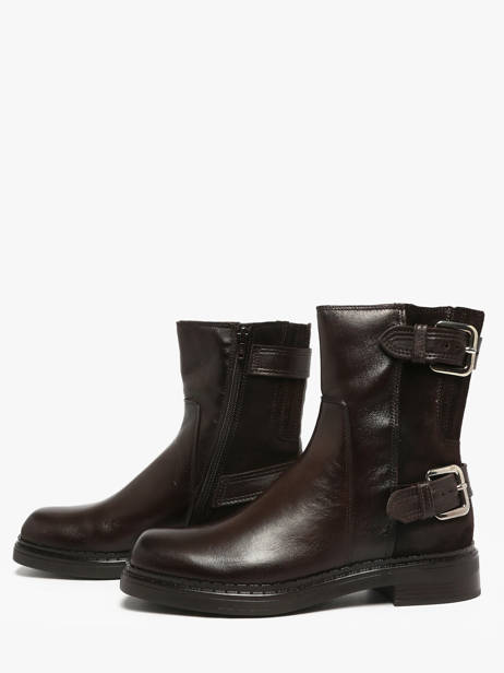 Enkellaarsjes Uit Leder Mjus Bruin women L93203 ander zicht 2