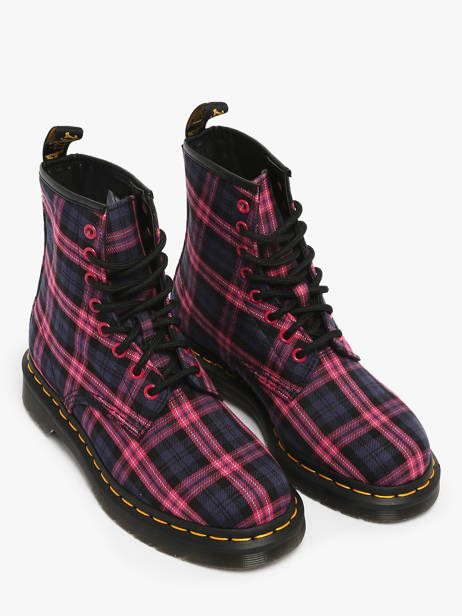 Enkellaarsjes 1460 Uit Leder Dr martens Roze women 41969650 ander zicht 1