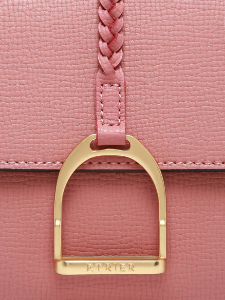 Cross Body Tas M Torsade Leder Etrier Roze torsade ETOS169M ander zicht 4