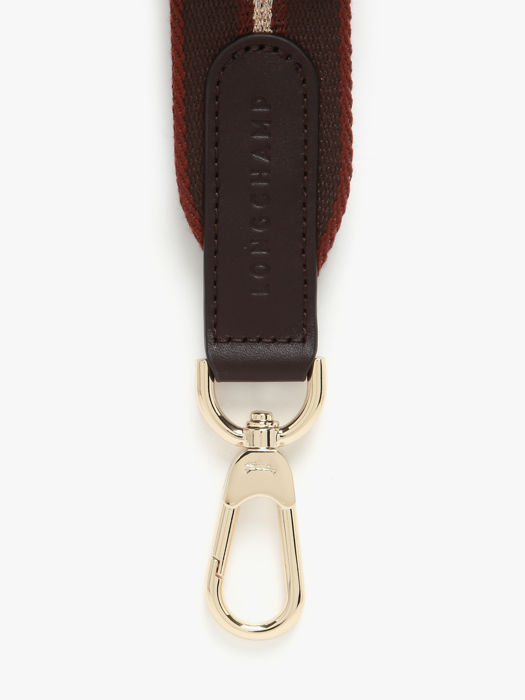 Longchamp Bandoulière graphique Juwelen Bruin