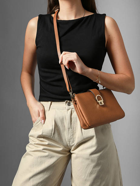 Cross Body Tas Equestre Leder Etrier Beige equestre EEQT0143 ander zicht 1