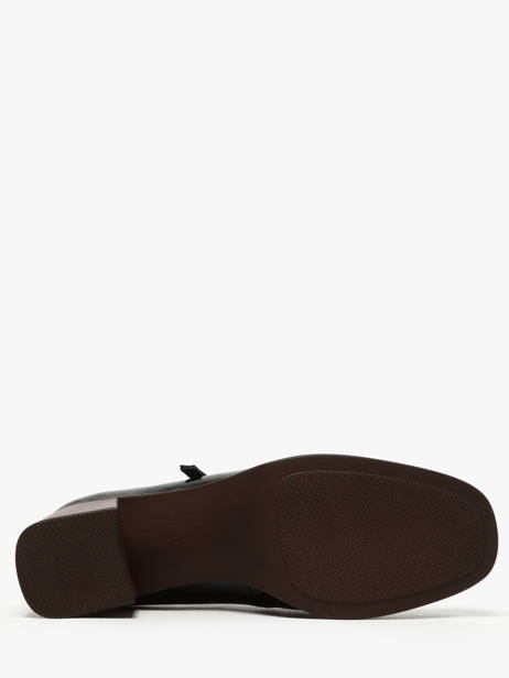 Derby Veterschoenen Met Hak Cristel Uit Leder Dorking Zwart women D9437 ander zicht 4