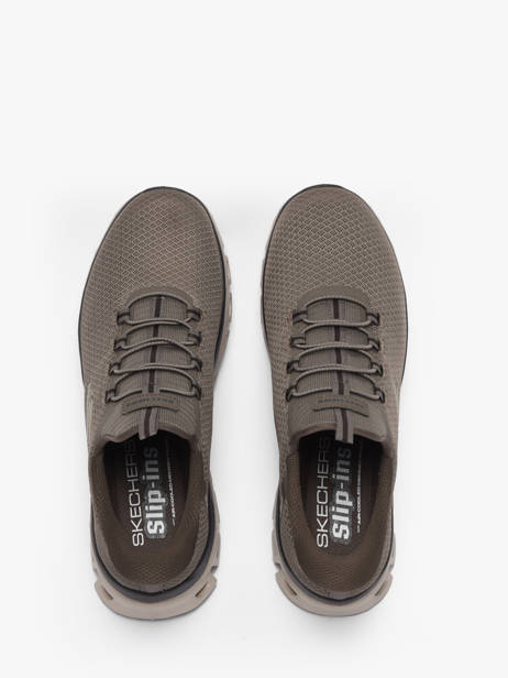 Sneakers Glide-step Noxus Skechers Bruin men 233010 ander zicht 3