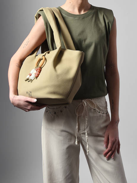Schoudertas Woomen Groen camomille pearl WCAE07 ander zicht 1