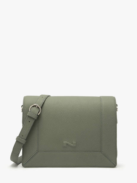 Cross Body Tas Rotterdam Leder Nathan baume Groen mondrian 3