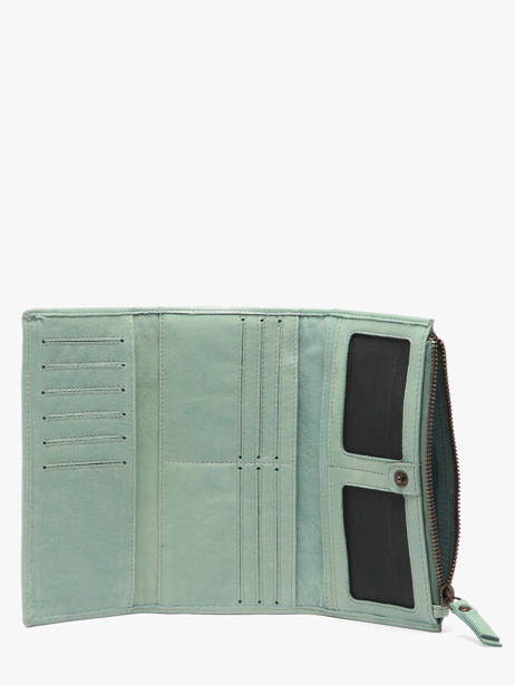 Portefeuille Heritage Leder Biba Blauw heritage POR4L ander zicht 1