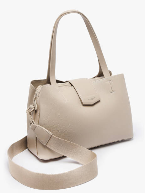 Schoudertas City Polyurethaan David jones Beige city CM8304 ander zicht 2