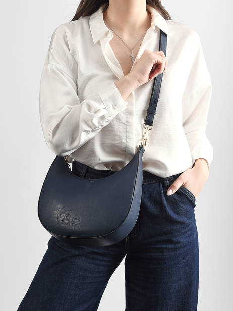 Cross Body Tas M Tradition Leder Etrier Blauw tradition ETRA102M ander zicht 1