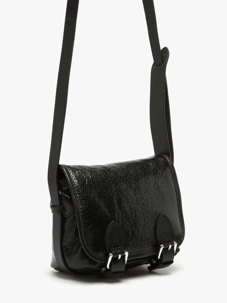 Cross Body Tas Eclipse Leder Paul marius Zwart eclipse LOULOUS ander zicht 2