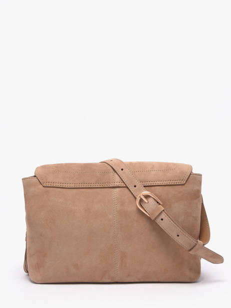 Cross Body Tas Othilia In Suède Leder Vanessa bruno Beige othilia 55V40813 ander zicht 4