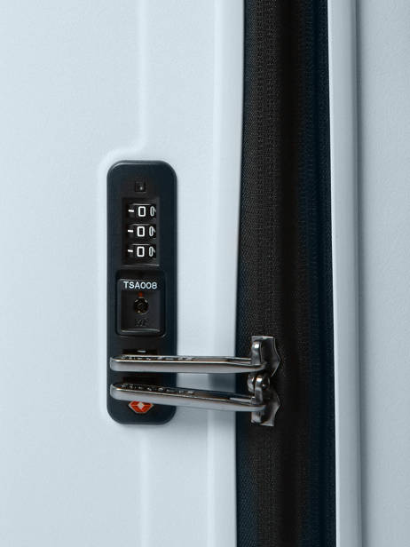 Harde Reiskoffer Restackd Samsonite Blauw restackd 150704 ander zicht 1