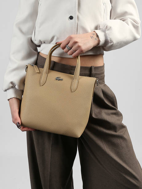 Handtas Anna Lacoste Beige anna NF5126AA ander zicht 1
