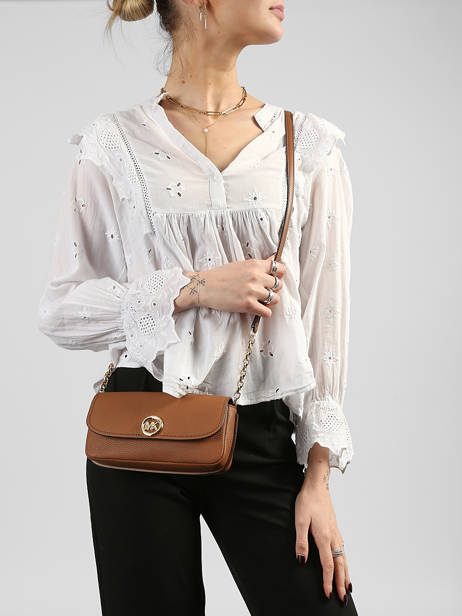 Cross Body Tas Nolita Leder Michael kors Bruin nolita S6GY5C5L ander zicht 1