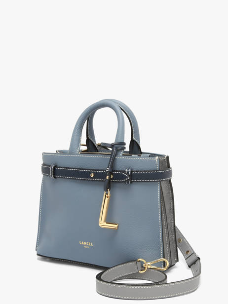 Handtas S Faubourg Leder Lancel Blauw faubourg A13547 ander zicht 2