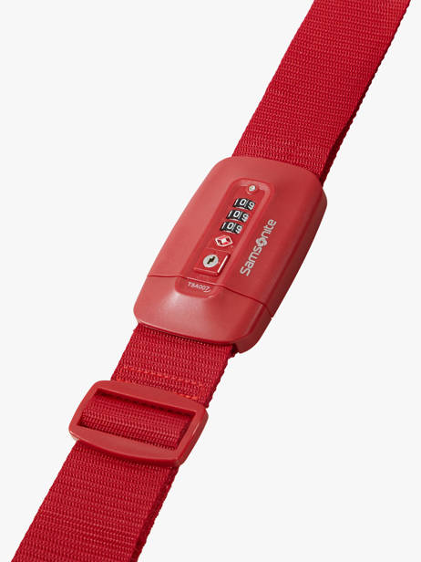 Bagageriem Samsonite Rood ta revolution 155591 ander zicht 1