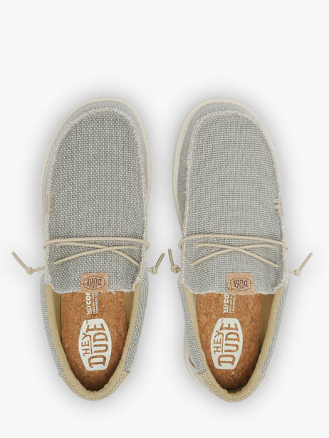 Mocassins Wally Braided Hey dude Blauw men 40003 ander zicht 4