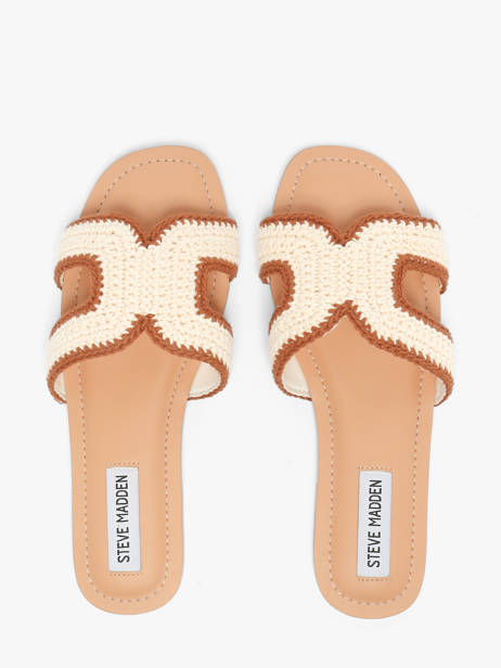 Slippers Steve madden Beige women 11005344 ander zicht 3