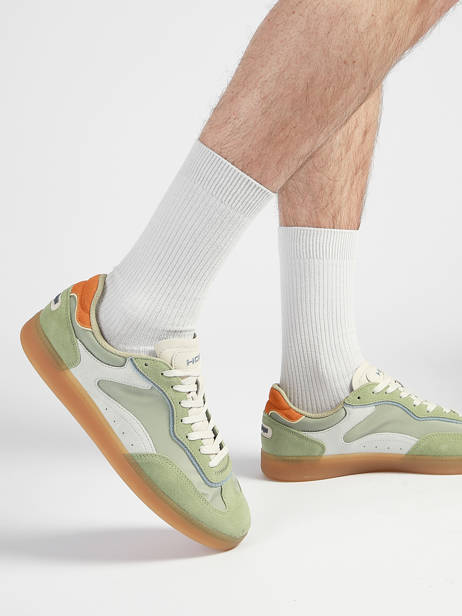 Sneakers Park Uit Leder Hoff Groen men 12519009 ander zicht 1