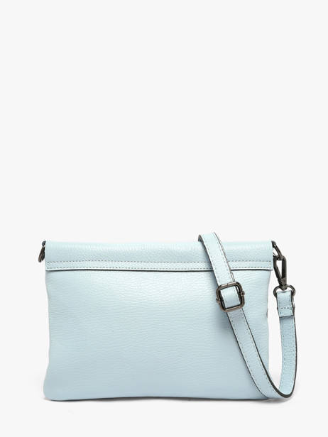 Cross Body Tas Caviar Leder Milano Blauw caviar CA22112 ander zicht 4