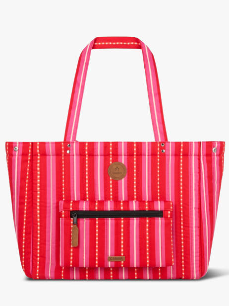 Schoudertas A4 Formaat Adventurer Gerecycleerd Polyester Cabaia Rood adventurer TOTEBAGL