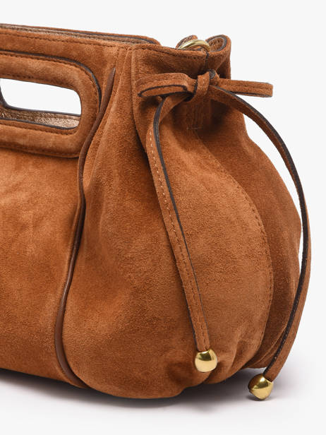 Schoudertas Folk Light Leder Gerard darel Bruin folk light W405 ander zicht 3