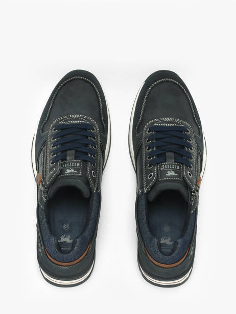 Sneakers Mustang Blauw men M0281003 ander zicht 3