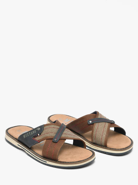 Sandalen Mustang Bruin men M0101001 ander zicht 1