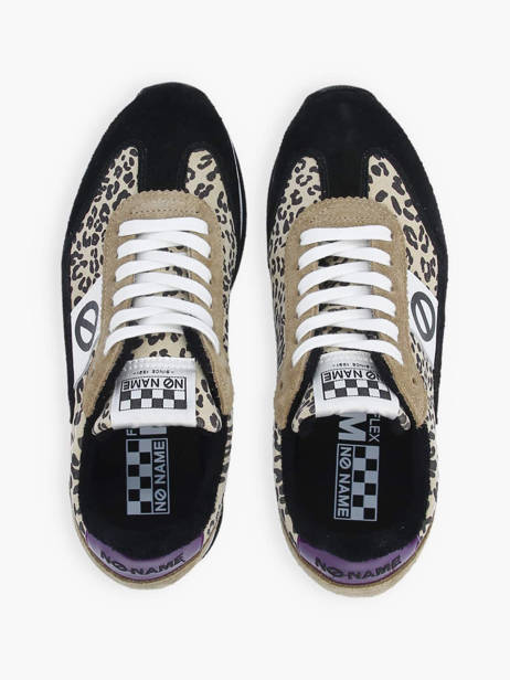 Sneakers Flex Jogger Uit Leder No name Zwart women IMSL0415 ander zicht 5